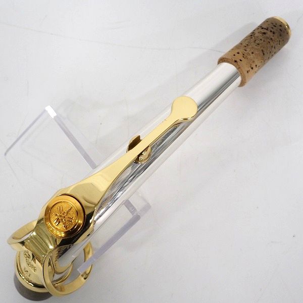 実際に弊社で買取させて頂いた YAMAHA/ヤマハ AE1AG アルトサックス用 E1タイプ カスタムネック スターリングシルバー製 クリアラッカー仕上げの画像 2枚目