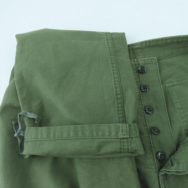 実際に弊社で買取させて頂いたWACKO MARIA/ワコマリア W.M.D.H ベイカーパンツ カーキ Mの画像 2枚目