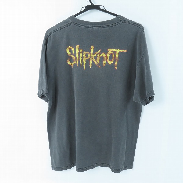 実際に弊社で買取させて頂いたSLIPKNOT/スリップノット 2000 Hanes2枚タグボディ/ヴィンテージ 半袖Tシャツ Lの画像 1枚目