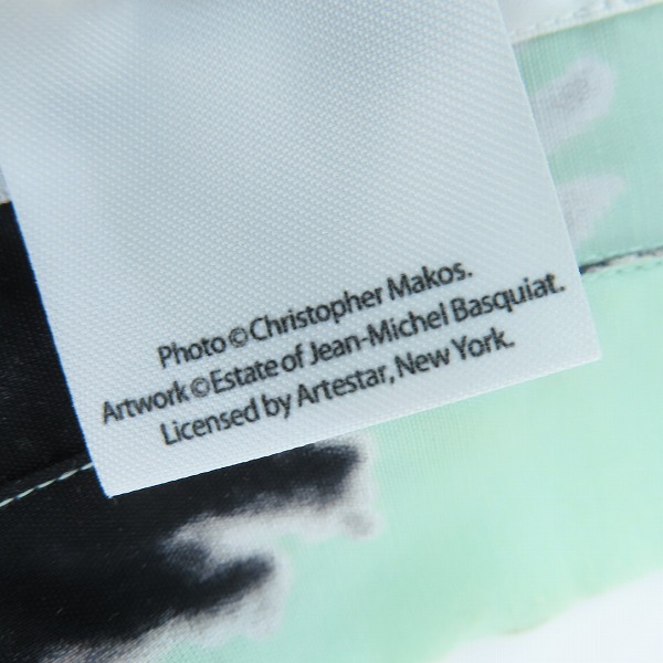 実際に弊社で買取させて頂いたWACKO MARIA×JEAN MICHEL BASQUIAT/ワコマリア×ジャンミシェルバスキア 総柄 半袖シャツ/XXLの画像 3枚目