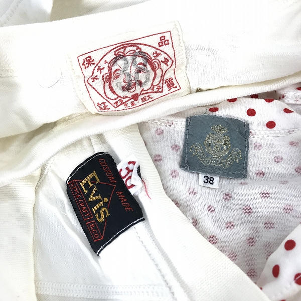 実際に弊社で買取させて頂いた【おまとめ】EVIS/エヴィス/エビス 初期 Tシャツの画像 2枚目