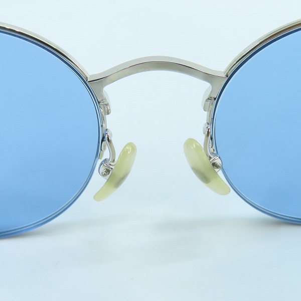 実際に弊社で買取させて頂いた999.9/フォーナインズ メガネフレーム カラーレンズ 度入り アイウェア S-185Tの画像 3枚目