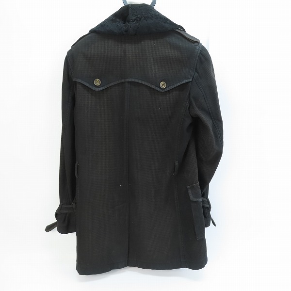 実際に弊社で買取させて頂いたkiminori morishita/キミノリモリシタ 千鳥格子柄 コート 7649304-1/48の画像 1枚目