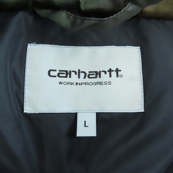 実際に弊社で買取させて頂いたCarhartt/カーハート DEMING JACKET デミングジャケット/カモフラ ダウンジャケット Lの画像 3枚目