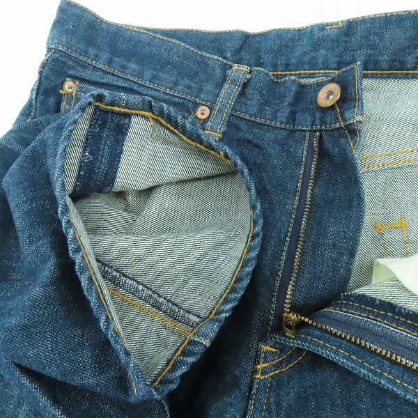 実際に弊社で買取させて頂いたkolor/カラー Cropped Denim Pant デニムパンツ/ジーンズ 10WCM-P15117/1の画像 4枚目