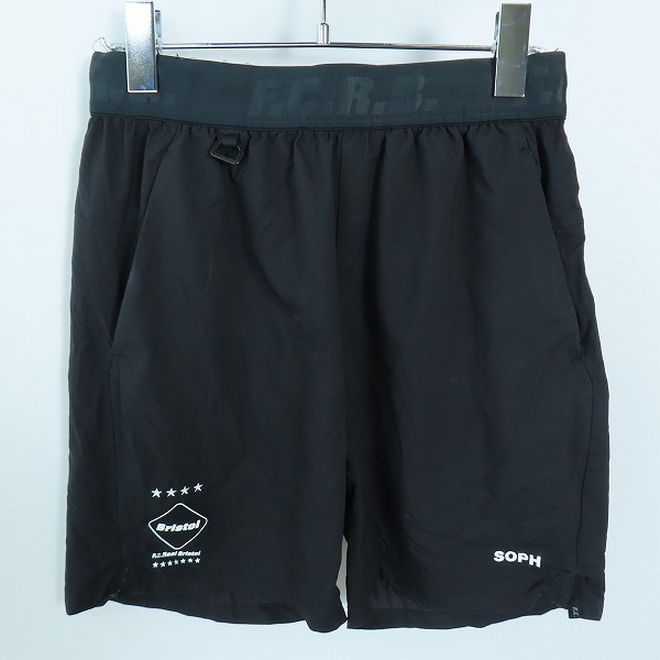 実際に弊社で買取させて頂いたF.C.Real Bristol/エフシーレアルブリストル ショートパンツ ナイロン ロゴプリント ワッペン 無地/FCRB-220021/S