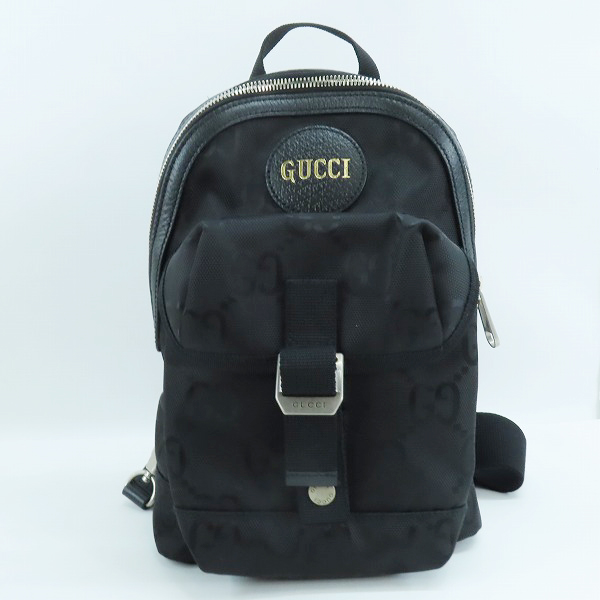 実際に弊社で買取させて頂いたGUCCI/グッチ オフザグリッド ナイロン×レザー バックパック/リュック 658631