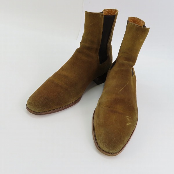 実際に弊社で買取させて頂いたSAINT LAURENT PARIS/サンローラン WYATT CHELSEA BOOT/サイドゴア チェルシーブーツ スウェードレザー 443213/41