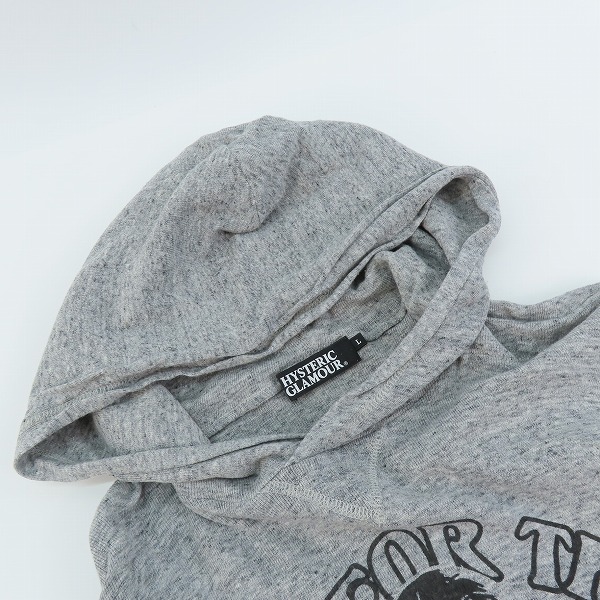 実際に弊社で買取させて頂いたHYSTERIC GLAMOUR/ヒステリックグラマー WAITING FOR THE SUN プルオーバー フーディー 0203NS01 L の画像 5枚目
