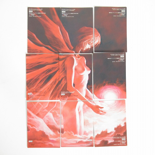 実際に弊社で買取させて頂いたバンダイ カードダスマスターズ 新世紀エヴァンゲリオン 劇場版BOX特典 SC001～SC018 18枚セットの画像 4枚目