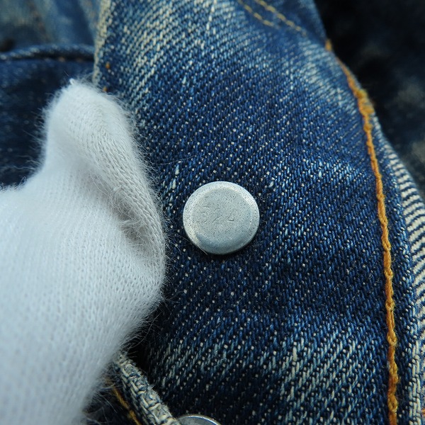 実際に弊社で買取させて頂いた【難有】Levi's/リーバイス デニムジャケット 4thビッグE 刻印524/ヴィンテージの画像 3枚目