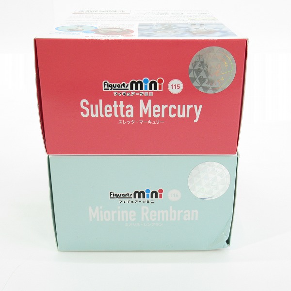 実際に弊社で買取させて頂いた【未開封】BANDAI/バンダイ Figuarts mini 機動戦士ガンダム 水星の魔女 スレッタ マーキュリー/ミオリネ レンブラン 2点セットの画像 3枚目