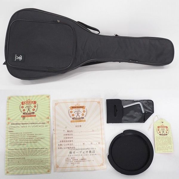 実際に弊社で買取させて頂いた★aNueNue Guitar/アヌエヌエ  Bird M1 ミニアコースティックギター/アコギ ギグケース付の画像 8枚目