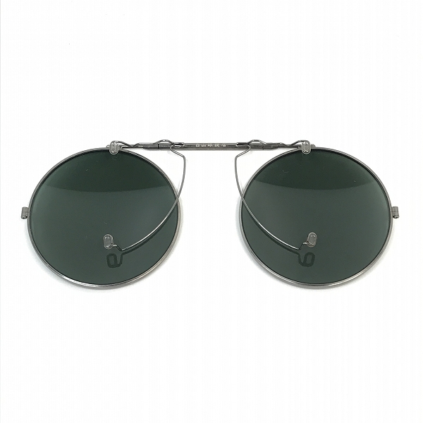 実際に弊社で買取させて頂いた白山眼鏡店/ハクサンガンキョウテン クリップオン サングラス レンズ/フレームシルバーカラーの画像 1枚目