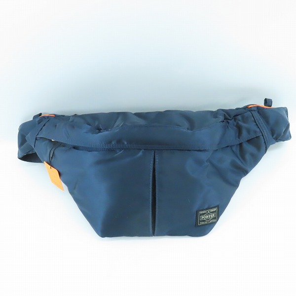 実際に弊社で買取させて頂いた(3)【未使用】PORTER/ポーター TANKER WAIST BAG (L) タンカー ウエストバッグ L アイアンブルー/622-76628