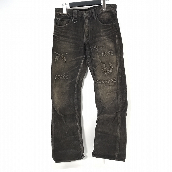 実際に弊社で買取させて頂いたBobson×roar/ボブソン×ロアー 刺繍 コーデュロイ パンツ/30