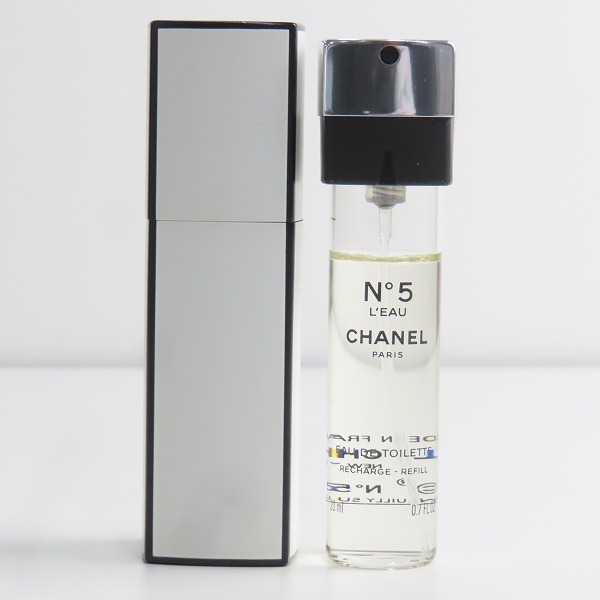 実際に弊社で買取させて頂いたCHANEL/シャネル №5 ローツイスト＆スプレイ 20ml×3の画像 3枚目