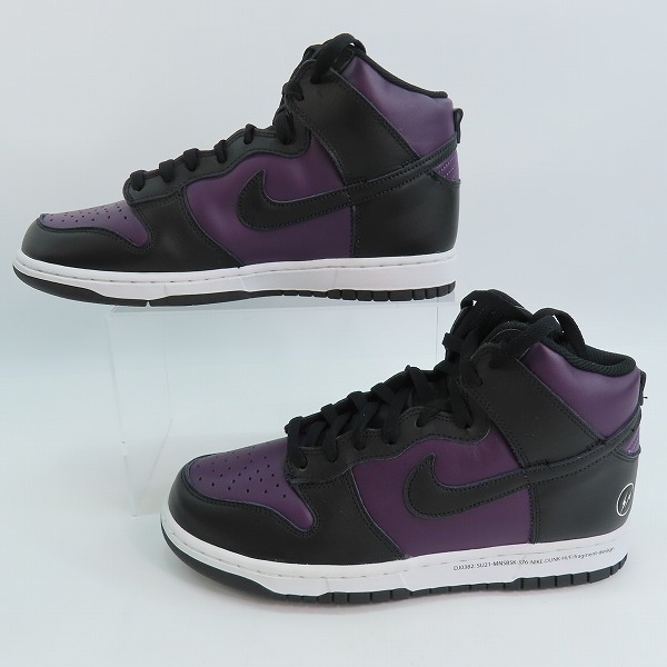 実際に弊社で買取させて頂いた【未使用】NIKE×FRAGMENT DESIGN/ナイキ×フラグメントデザイン DUNK HI/F ダンクハイ 北京 DJ0382-600/27.5の画像 3枚目
