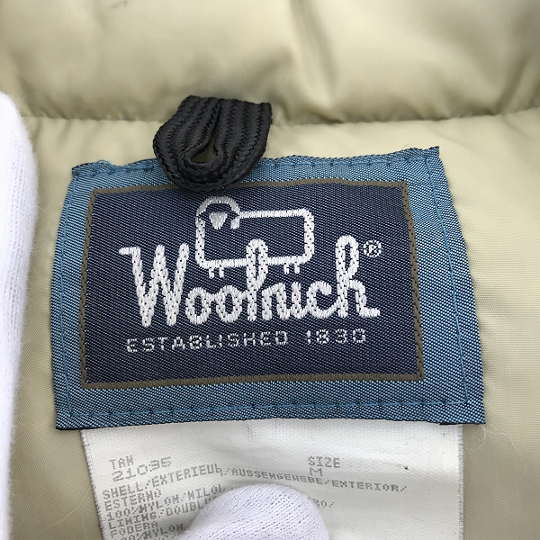 実際に弊社で買取させて頂いたWoolrich/ウールリッチ 70'S ビンテージ ベスト/Mの画像 2枚目