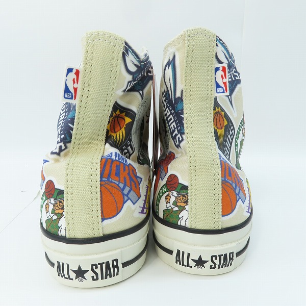 実際に弊社で買取させて頂いた【未使用】CONVERSE/コンバース ALL STAR R NBA HI/ オールスター R NBA ハイ オフホワイト 1SD540 スニーカー/26.5の画像 1枚目