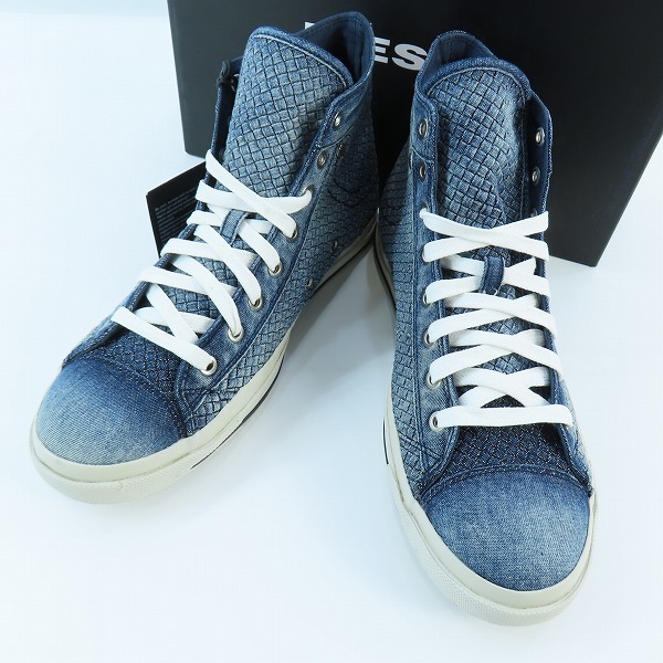 実際に弊社で買取させて頂いた【未使用】DIESEL/ディーゼル EXPOSURE 1 エクスポージャー ハイカットスニーカー/27