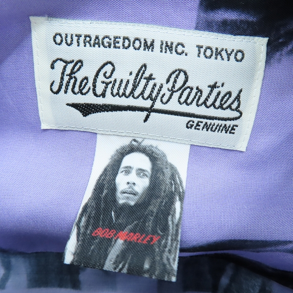 実際に弊社で買取させて頂いたWACKO MARIA/ワコマリア 22AW BOB MARLEY / HAWAIIAN SHIRT L/S ボブマーリー ハワイアンシャツ Lの画像 2枚目