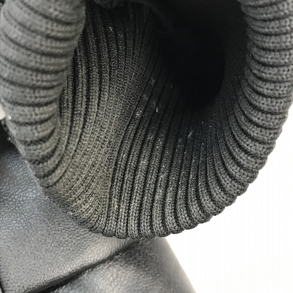 実際に弊社で買取させて頂いたBUFFALO BOBS/バッファローボブス LUCE SHORT-LEATHER TOUCH/ルーチェ ショート レザータッチ フードジャケット/1-2の画像 7枚目