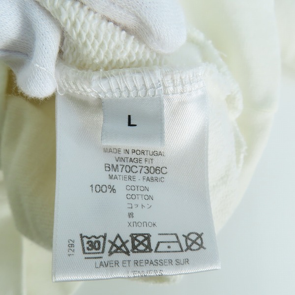 実際に弊社で買取させて頂いたGIVENCHY/ジバンシィ 18AW ロゴプリント クルーネックスウェット BM70C7306C/Lの画像 3枚目