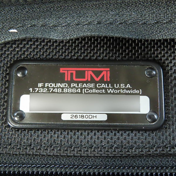 実際に弊社で買取させて頂いたTUMI/トゥミ ALPHA/アルファ ブリーフ/リュック/26180DHの画像 5枚目
