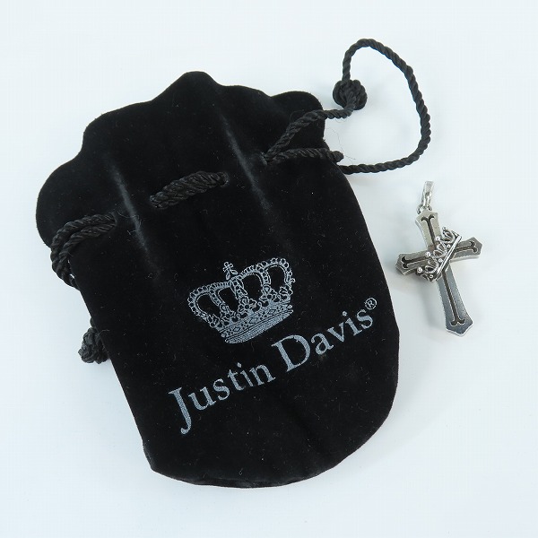 実際に弊社で買取させて頂いたJustin Davis/ジャスティンデイビス Cross With Crown/クロスウィズクラウン ペンダント SPJ122の画像 6枚目