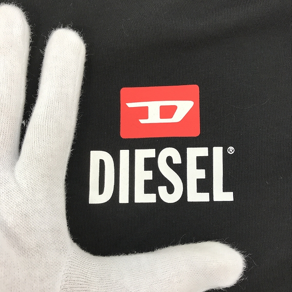 実際に弊社で買取させて頂いた【未使用】DIESEL/ディーゼル RHERA ロゴプリント半袖Tシャツ A15568/Sの画像 8枚目