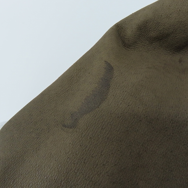 実際に弊社で買取させて頂いたEKAM/エカム 豚革/ピッグレザー レザーライダースジャケット Sの画像 3枚目