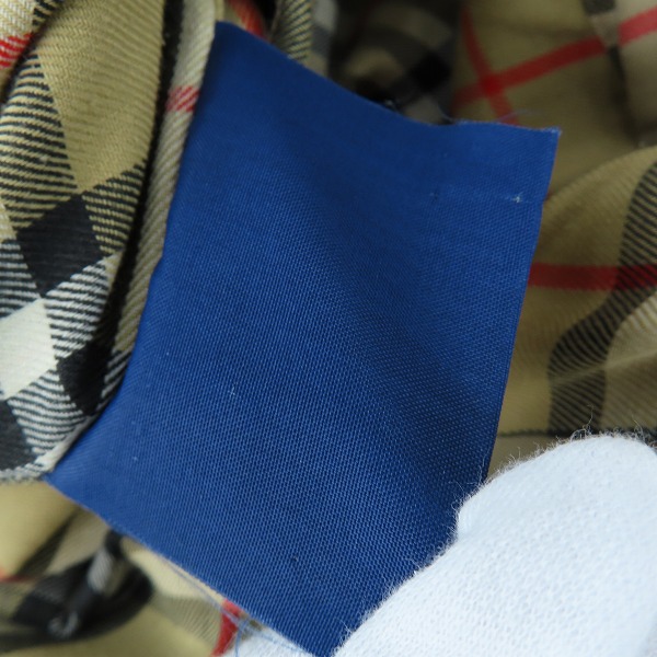 実際に弊社で買取させて頂いた【難有り】Burberrys/バーバリーズ 裏地ノバチェック ステンカラーコート の画像 3枚目