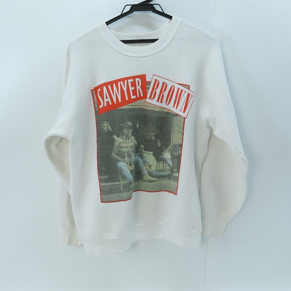 実際に弊社で買取させて頂いたSAWYER BROWN/ソーヤーブラウン バンド ヴィンテージ スウェット 90年代