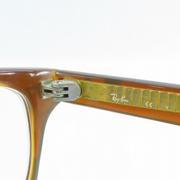 実際に弊社で買取させて頂いたRay-Ban/レイバン 度入り メガネフレーム/アイウェア RB5109 2233の画像 4枚目