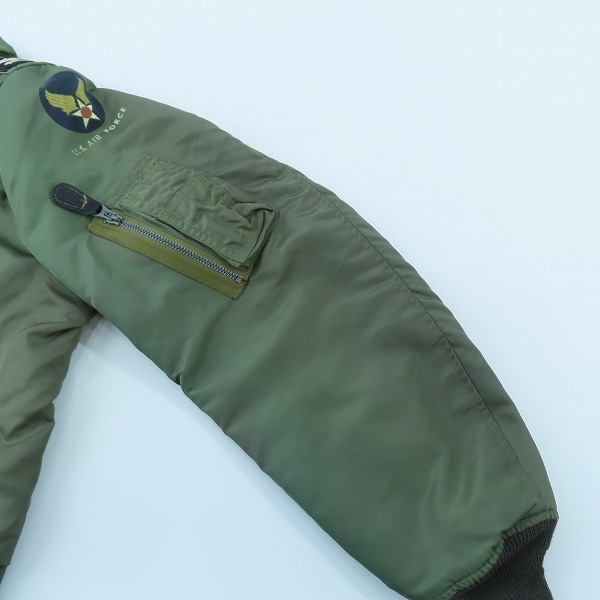 実際に弊社で買取させて頂いたBUZZ RICKSON'S/バズリクソンズ フライトジャケット L-2B BR10553/BR10554/Lの画像 8枚目