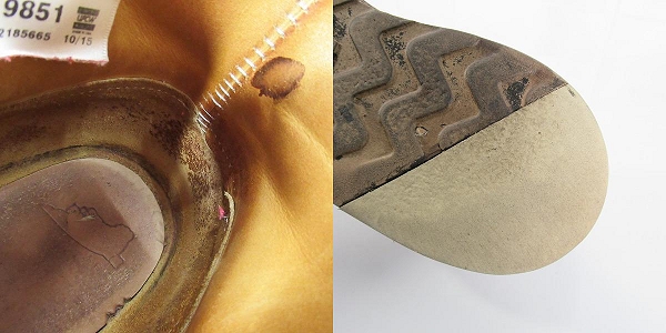 実際に弊社で買取させて頂いたRED WING/レッドウィング アイリッシュセッター カヌーモック 復刻犬タグ 9851/7Eの画像 9枚目