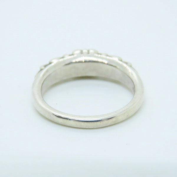 実際に弊社で買取させて頂いた【インボイス】CHROME HEARTS/クロムハーツ BABYCLSC/ ベイビークラシック フローラルクロス リング 19号の画像 3枚目