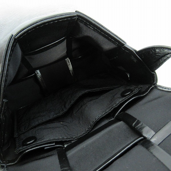 実際に弊社で買取させて頂いたBOTTEGA VENETA/ボッテガヴェネタ クロスボディバッグ/ショルダーバッグ ブラック 667048 VCQ72の画像 4枚目