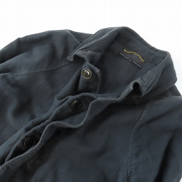 実際に弊社で買取させて頂いたAG by EXPERIMENT/エージーバイエクスペリメント ブルゾン ジャケット ブラック 44の画像 2枚目