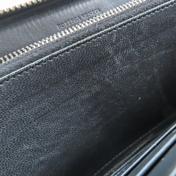 実際に弊社で買取させて頂いたBOTTEGA VENETA/ボッテガヴェネタ イントレチャート ラウンドファスナーウォレット/長財布 S01407032Vの画像 7枚目