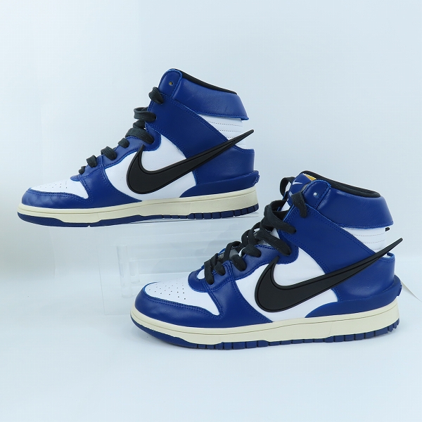 実際に弊社で買取させて頂いたNIKE×AMBUSH/ナイキ×アンブッシュ DUNK HIGH DEEP ROYAL/ダンクハイ ディープロイヤル CU7544-400/27.0の画像 3枚目