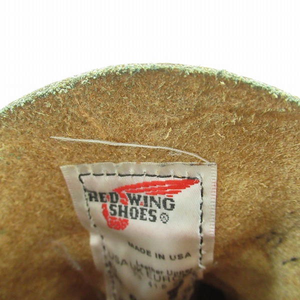 実際に弊社で買取させて頂いたRED WING/レッドウィング アイリッシュセッターモックトゥブーツ 9106/8.5D　の画像 6枚目
