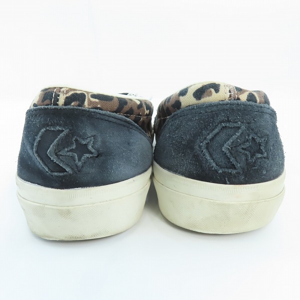 実際に弊社で買取させて頂いたCONVERSE/コンバース レオパード柄切替 スリッポン 1SC750 /27.5の画像 1枚目