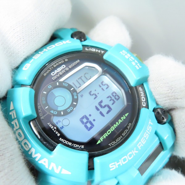 実際に弊社で買取させて頂いたG-SHOCK/Gショック FROGMAN Master in MARINE BLUE フロッグマン GWF-D1000MB-3JF  の画像 4枚目