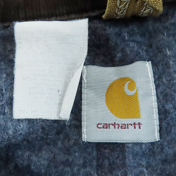 実際に弊社で買取させて頂いたCarhartt/カーハート 90s ダック地 裏地ブランケット デトロイトジャケットの画像 2枚目