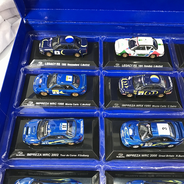 実際に弊社で買取させて頂いたCM's Corporation/シーエムズコーポレーション ラリーカーコレクション 1/64 subaru/スバル WRCの軌跡 555個限定の画像 3枚目