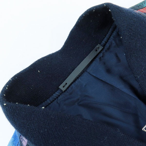 実際に弊社で買取させて頂いたPaul Smith/ポールスミス 総柄ジップアップブルゾン 187P/Lの画像 5枚目