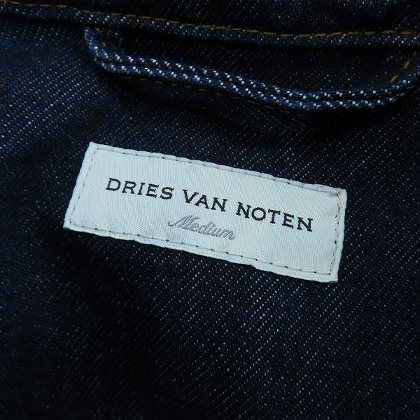 実際に弊社で買取させて頂いたDRIES VAN NOTEN/ドリスヴァンノッテン デニムジャケット/Mの画像 2枚目