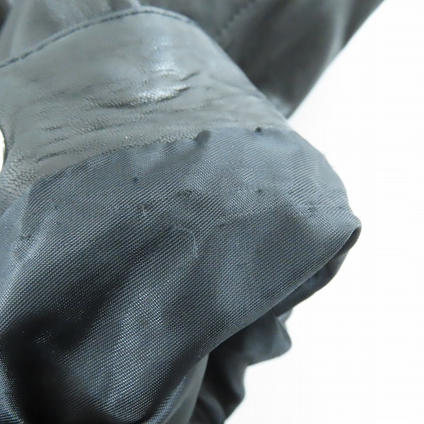 実際に弊社で買取させて頂いたCRIMIE/クライミー LAMB LEATHER CARDIGAN /ラムレザーカーディガン C1H5-JK08/XXLの画像 6枚目